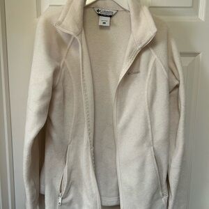 Columbia Cream Fleece Jacket